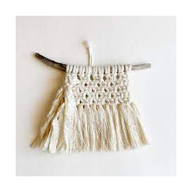 Mini Macramé Tissage Mural