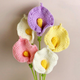 Fleurs de lys Calla au crochet