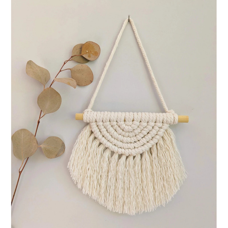 Mini Macramé Mural Rainbow Sésame